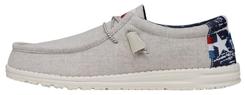 HEYDUDE Mens Wally Stretch Canvas Loafers