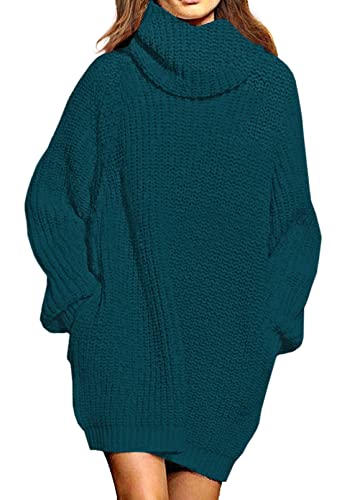 Pink Queen Oversize Turtleneck Dress (Budget)