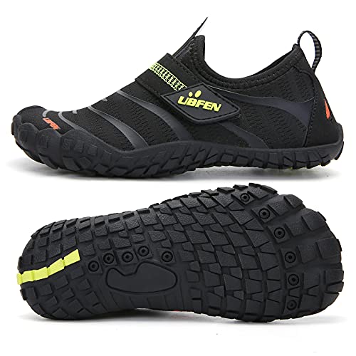 UBFEN Water Shoes for Kids Boys Girls Aqua Socks Barefoot Beach Sports Swim Pool Quick Dry Lightweight Toddler Little Big Kid