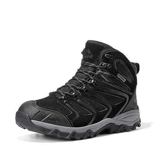 NORTIV 8 Men's Ankle High Waterproof Hiking Boots