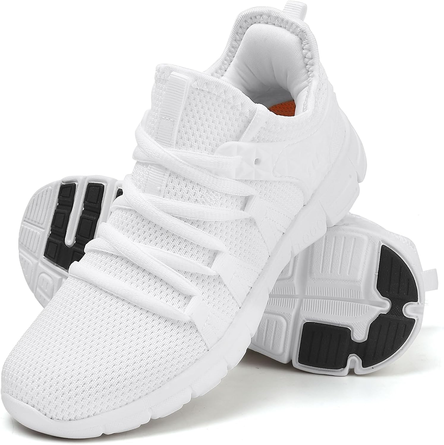 INZCOU Running Shoes Lightweight Tennis Shoes Non Slip Gym Workout Shoes Breathable Mesh Walking Sneakers