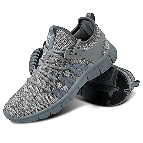 INZCOU Running Shoes Lightweight Tennis Shoes Non Slip Gym Workout Shoes Breathable Mesh Walking Sneakers
