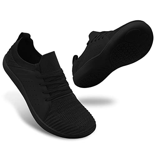 relxfeet Men's Barefoot Shoes Minimalist Cross-Trainer Shoes Wide Toe Walking Shoes Zero Drop Sole Trail Running Sneakers