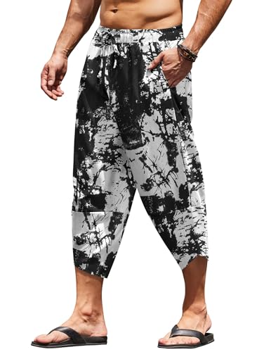 COOFANDY Harem Capri