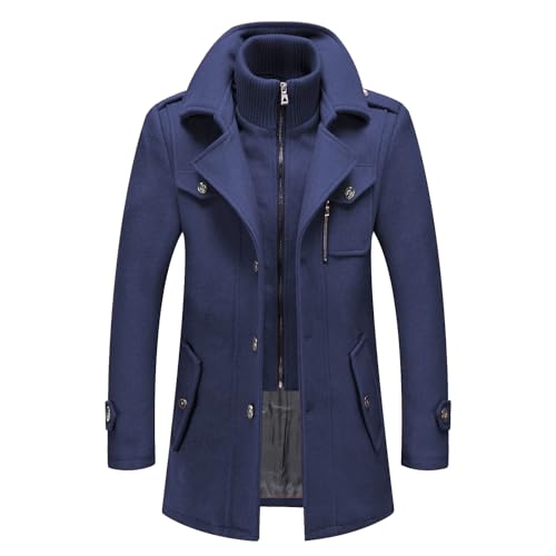 INVACHI Premium Wool Blend Coat