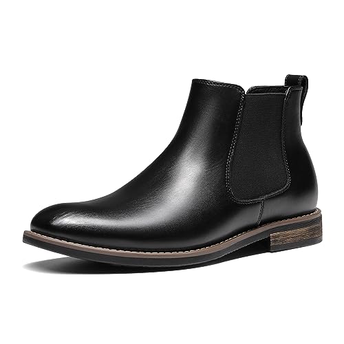 Bruno Marc Men's Suede Leather Chelsea Ankle Boots