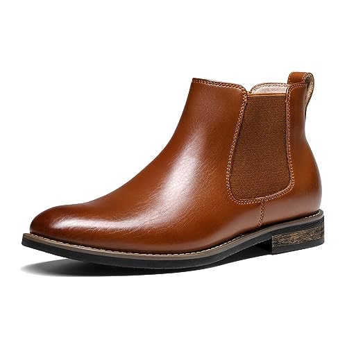 Bruno Marc Men's Suede Leather Chelsea Ankle Boots