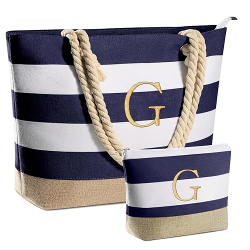 YOOLIFE Beach Bags for Women - Canvas Tote