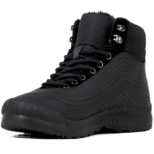 ulogu Snow Boots for Men WomenInsulated Waterproof Fur Lined BootiesNon Slip Lightweight Winter Shoes
