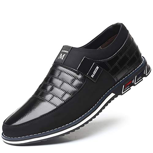 COSIDRAM Mens Casual Shoes Sneakers Loafers Comfort Walking Shoes for Male Business Work Office Dress