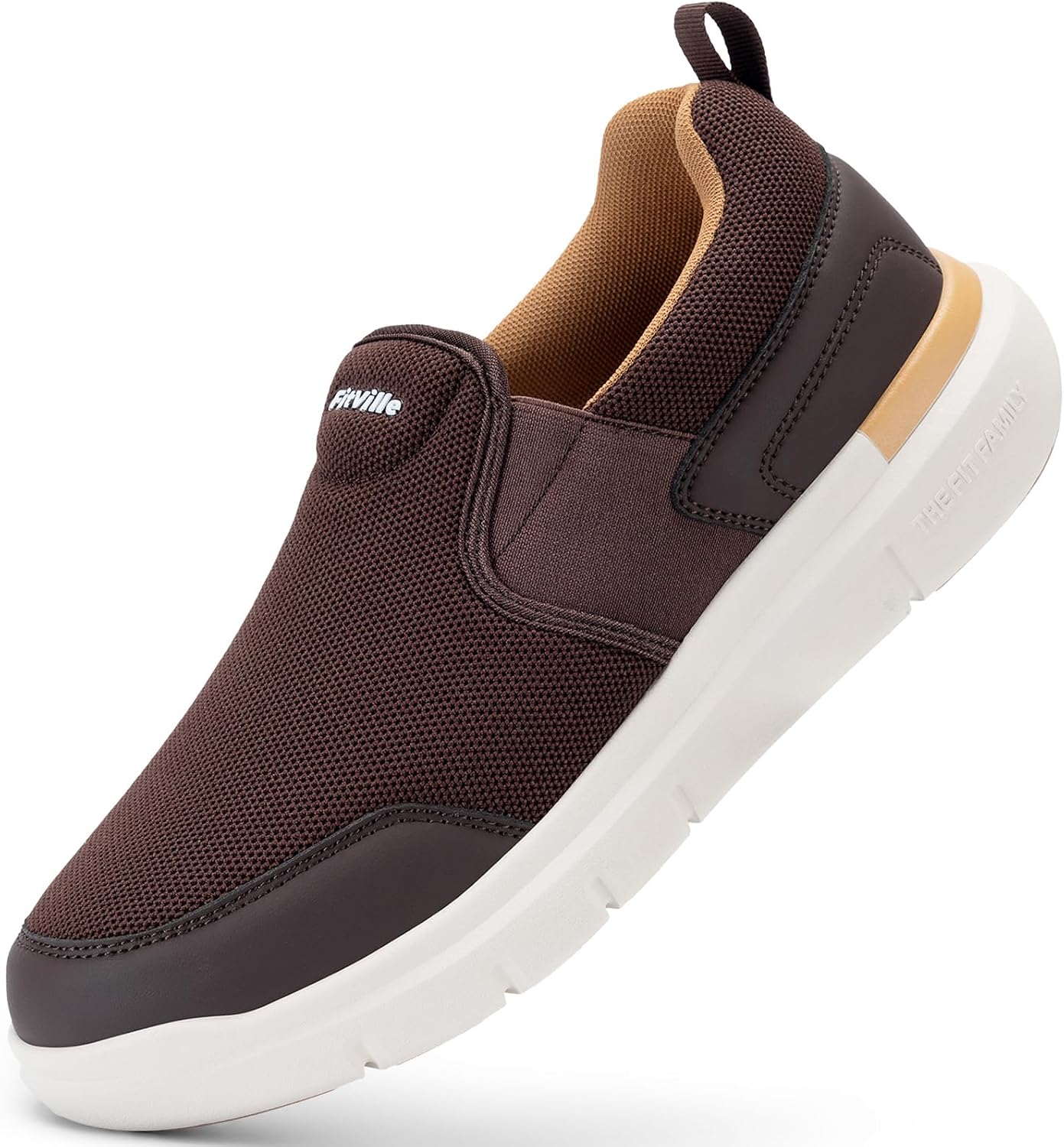 FitVille Men's Extra Wide Slip on