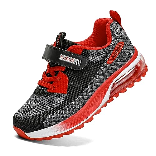 KUBUA Kids Sneakers for Boys Girls Running Tennis Shoes Lightweight Breathable Sport Athletic