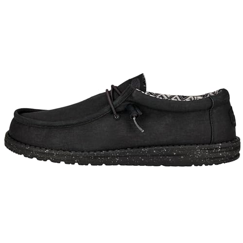 HEYDUDE Mens Wally Stretch Canvas Loafers