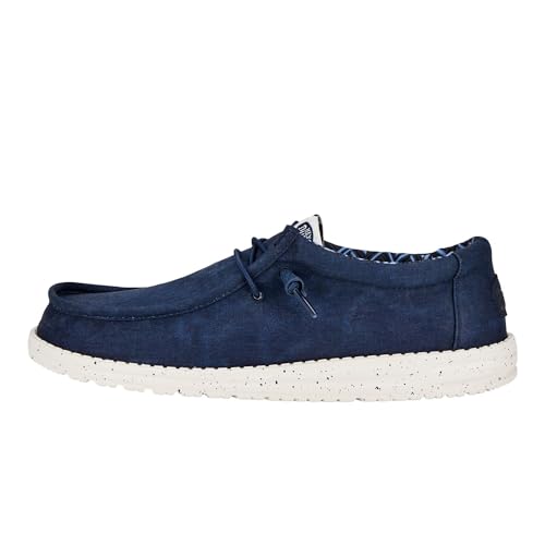 HEYDUDE Mens Wally Stretch Canvas Loafers