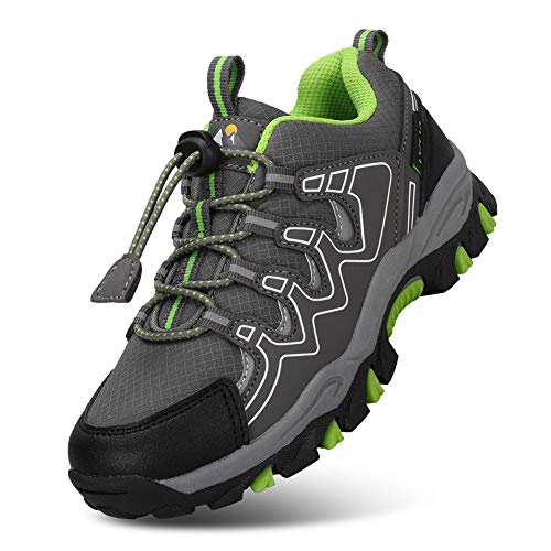 UOVO Boys Shoes Boys Tennis Running Sneakers Waterproof Hiking Shoes Kids Outdoor Fashion Sneakers Slip Resistant (Big/Little Boys)