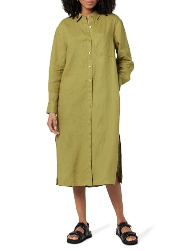 Fiona Relaxed Linen Midi Shirt Dress