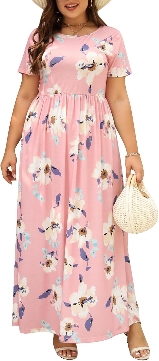 Nemidor Plus Size Maxi Dress (Top Rated)