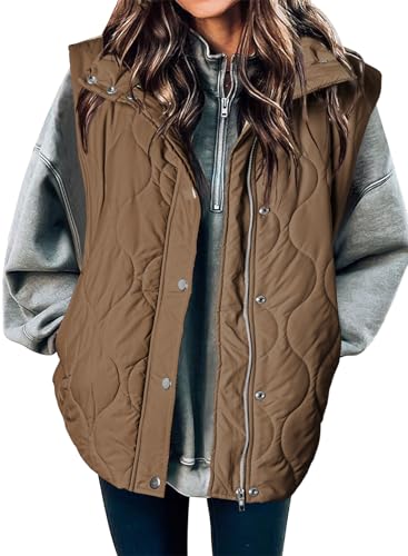 EVALESS Cropped Puffer Vest