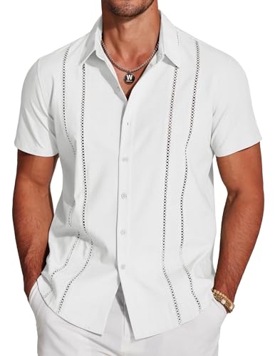 COOFANDY Cuban Guayabera