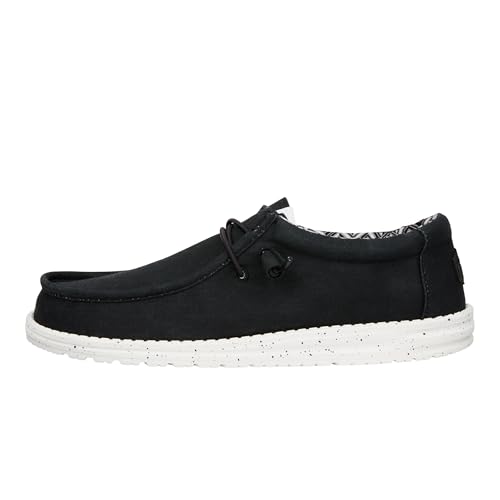 HEYDUDE Mens Wally Stretch Canvas Loafers