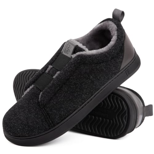 LongBay Men's Felt Slippers