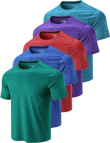 Liberty Imports 5-Pack Quick Dry Crew