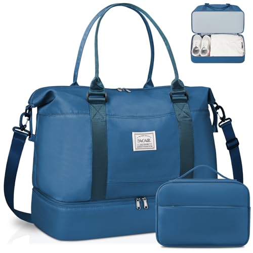 BAGAIL Travel Duffel (Peacock Blue)