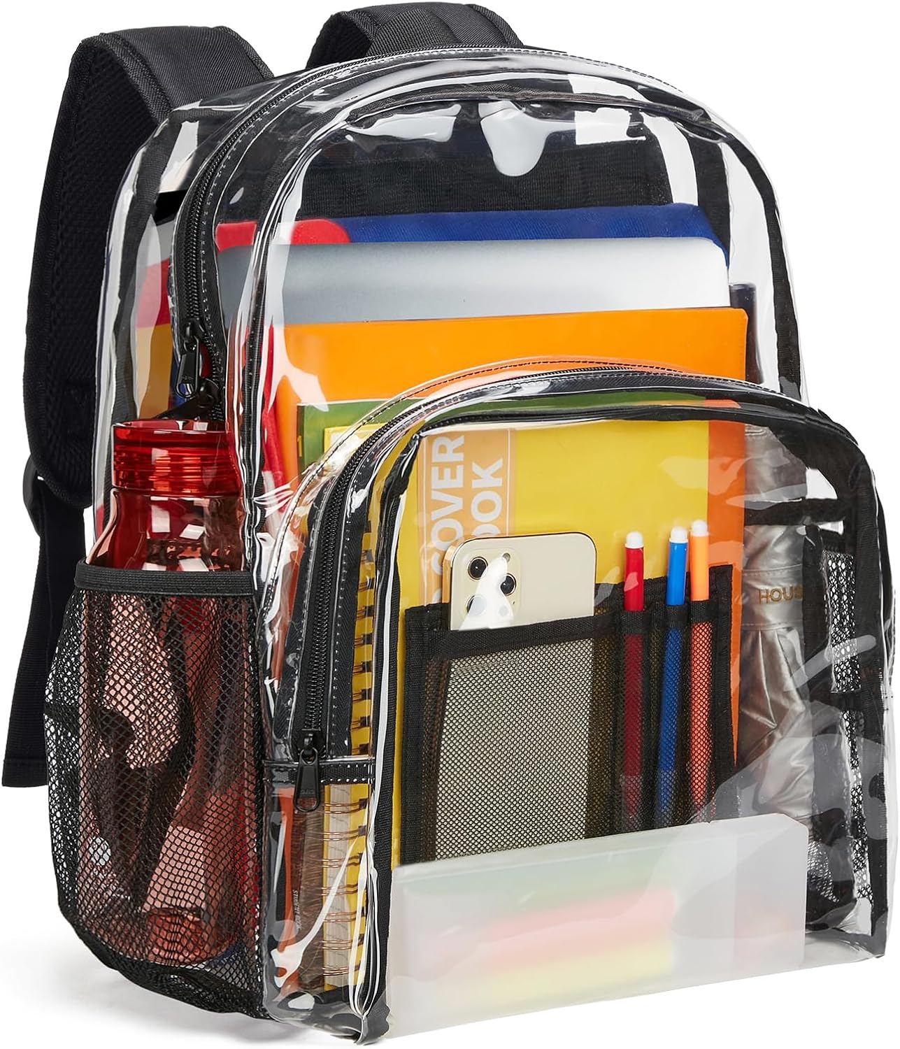 Vorspack Clear Backpack (Black)