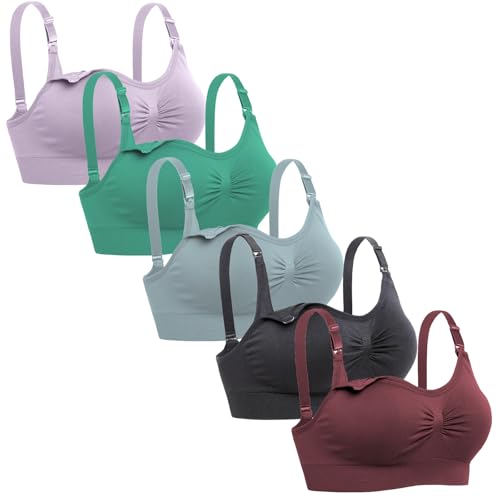Lataly Seamless Nursing Bralette (3-pack)