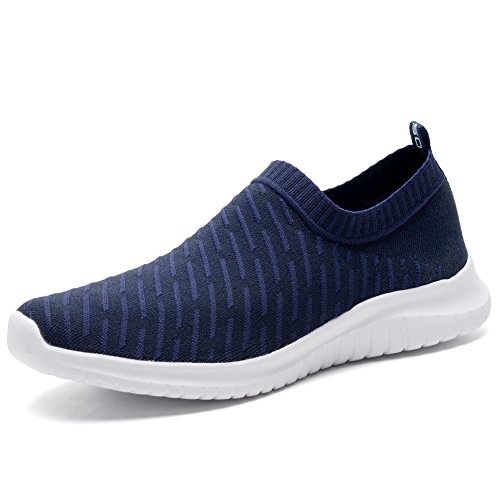 TIOSEBON Women's Athletic Walking Shoes Slip On Casual Mesh-Comfortable Tennis Workout Sneakers
