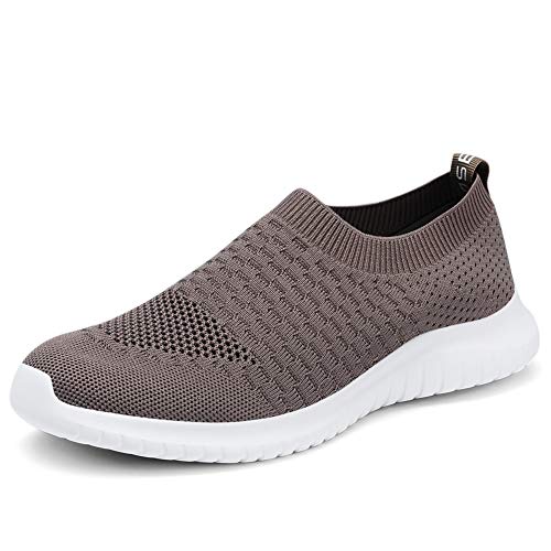 TIOSEBON Women's Athletic Walking Shoes Slip On Casual Mesh-Comfortable Tennis Workout Sneakers