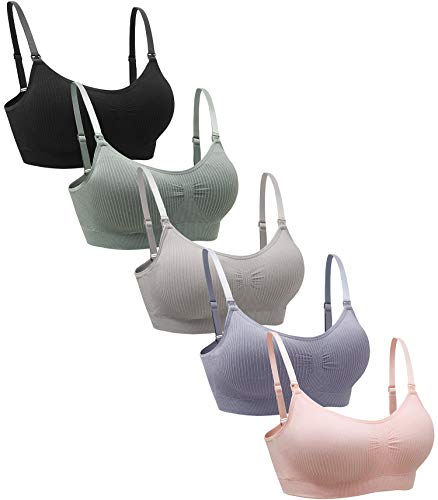Suekaphin 5PACK Nursing Bra