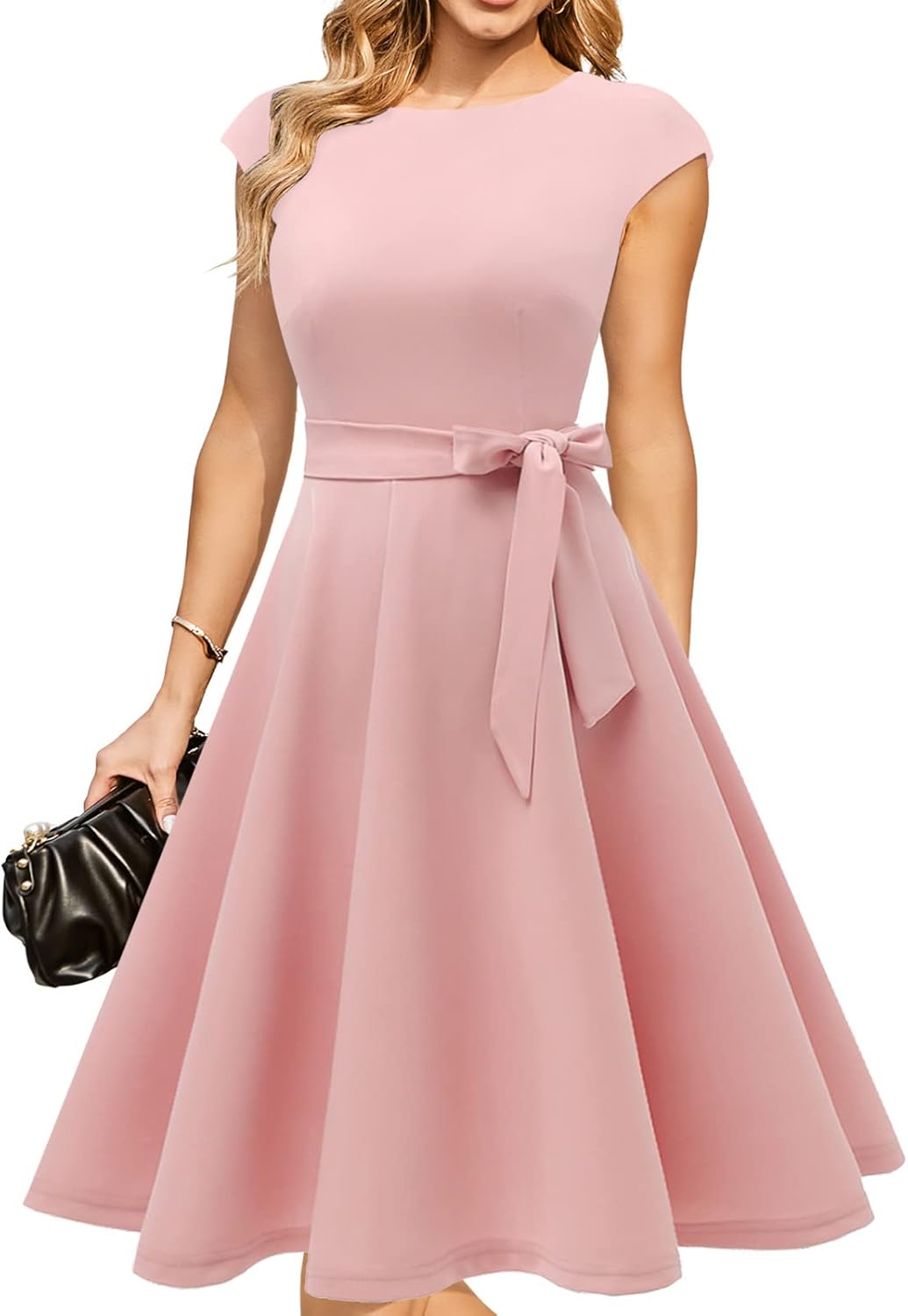 DRESSTELLS Tea-Length Cocktail Dress