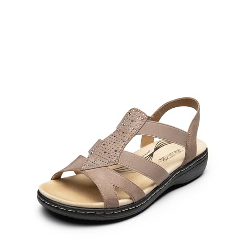 DREAM PAIRS Rhinestone Sandals