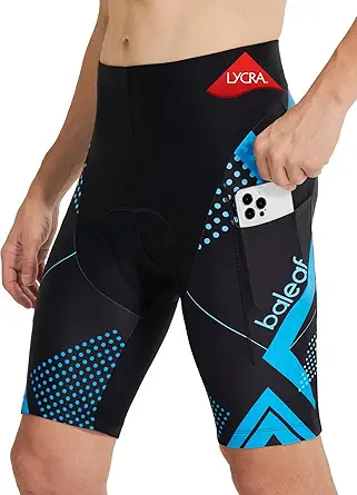 BALEAF Men's Padded Bike Shorts