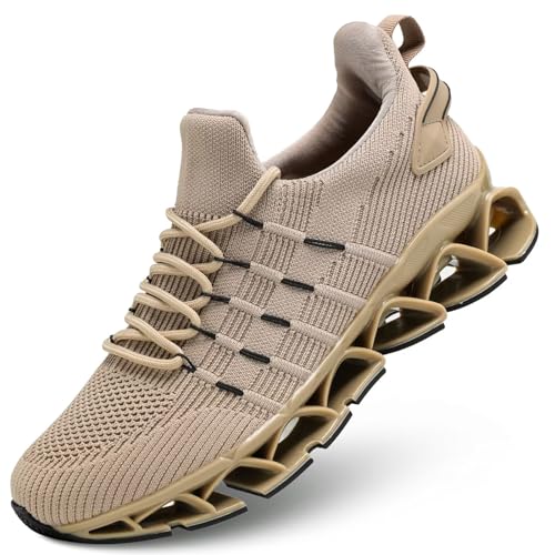 Mens Running Shoes Mesh Breathable Trail Runners Fashion Sport Blade Walking Tennis Sneakers