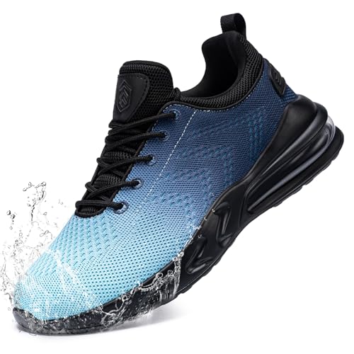 LARNMERN Men Non Slip Work Sneakers