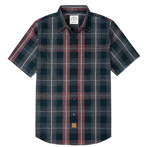 Dubinik Mens Short Sleeve Button Down