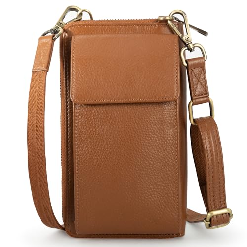 BULL GUARD Leather Crossbody Wallet