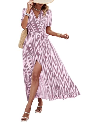 PRETTYGARDEN Women's Wrap Maxi