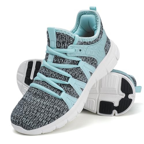 INZCOU Running Shoes Lightweight Tennis Shoes Non Slip Gym Workout Shoes Breathable Mesh Walking Sneakers