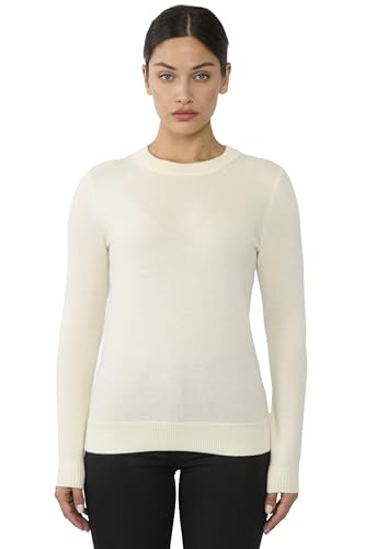 JENNIE LIU 100% Pure Cashmere Crew Neck