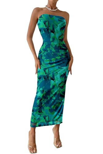 PRETTYGARDEN Strapless Tube Maxi