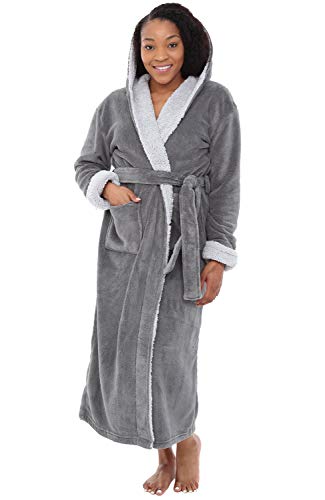 Alexander Del Rossa Sherpa Robe (Long)
