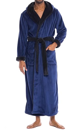 Alexander Del Rossa Big & Tall Plush Robe