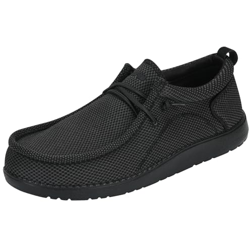 1TAZERO Men's Extra Wide Slip-On Shoes Loafers Orthopedic Diabetic Shoes for Swollen Feet Comfortable Walking with Arch Support for Plantar Fasciitis