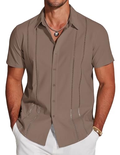 COOFANDY Cuban Guayabera