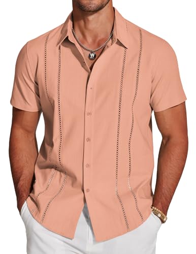 COOFANDY Cuban Guayabera