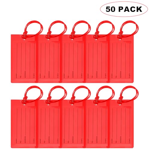 50 Pack Luggage Tags by Sodsay