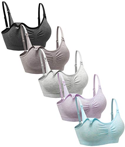 Suekaphin 5PACK Nursing Bra